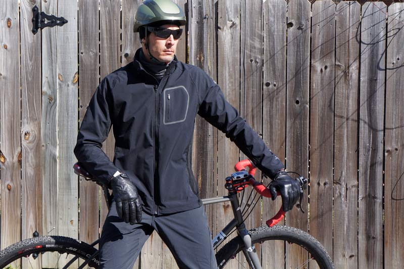 Urban Windproof & Waterproof Commuters Cycling Jacket - Blue