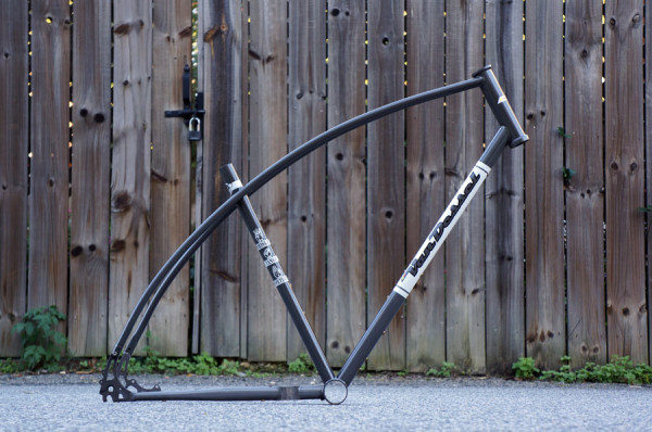 Van Dessel WTF steel cyclocross adventure road bike frame and fork weights and details
