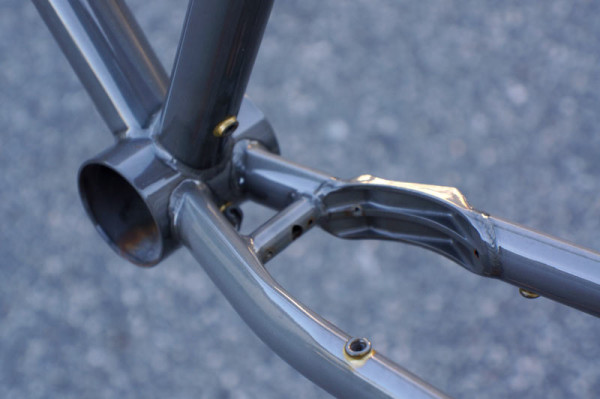 Van Dessel WTF steel cyclocross adventure road bike frame and fork weights and details