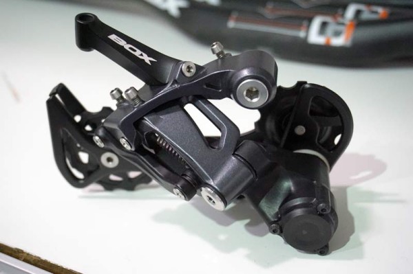Box Components wide range rear derailleur for up to 44-tooth cassette cog