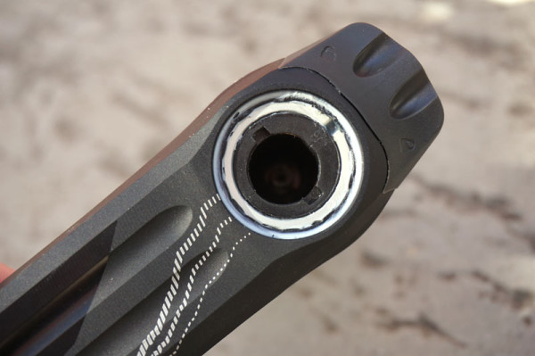 Rotor INpower crankset powermeter inside the spindle first ride review