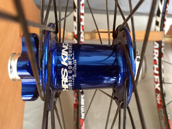 Chris King 12mm front and 12x142 rear thru axle road bike hubs