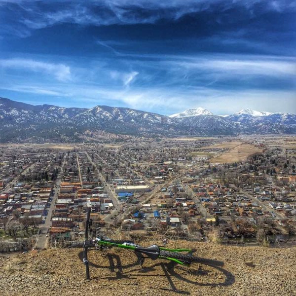bikerumor pic of the day Caption:  "Great views from the Salida Mountain Trails in Salida, CO." Photo By:  Chris Gardner