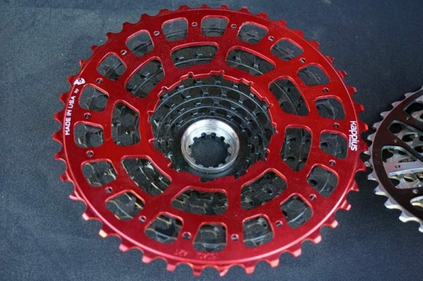 Kappius cassette with Wolf Tooth Components 42-tooth cog