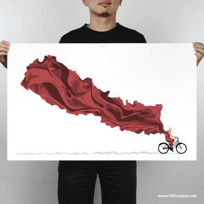 100Copies_No27_Ride_On_Nepal_limited-edition_art_print_overall-preview