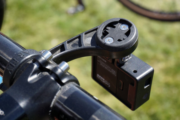 BarFly SLi dual out-front mount for garmin cycling computer and GoPro action cam