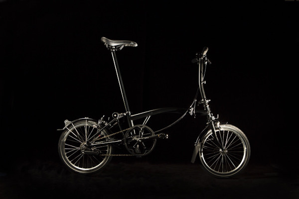 Brompton Black Edition folding bike