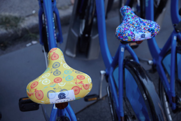 CitySeat cover on bike share bicycles