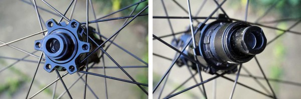 Easton Heist wide mountain bike wheels hub details