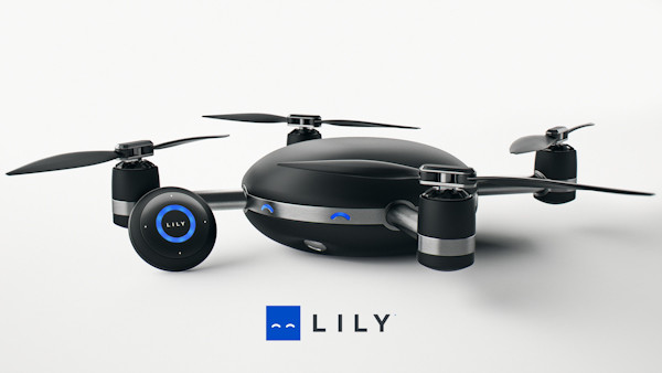 Lily camera with tracking device