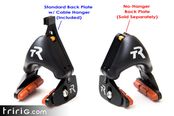 Tri Rig Omega X brake, back plate options