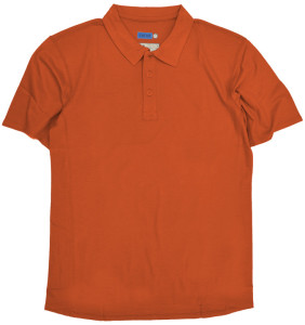 Swrve mens short sleeve modal polo, orange