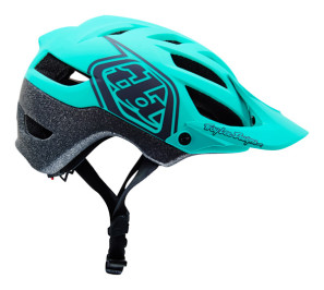 TLD A1 Helmet, limited edition drone turqouise, side