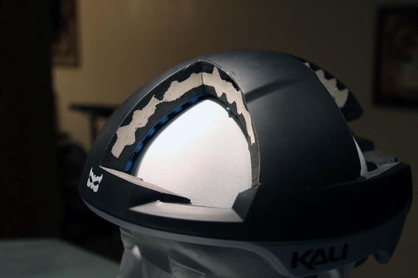 Kali Tava aero road helmet bumper fit 2 IMG_7694