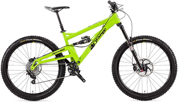 Orange Bikes Alpine 160 all-mountain bike, side