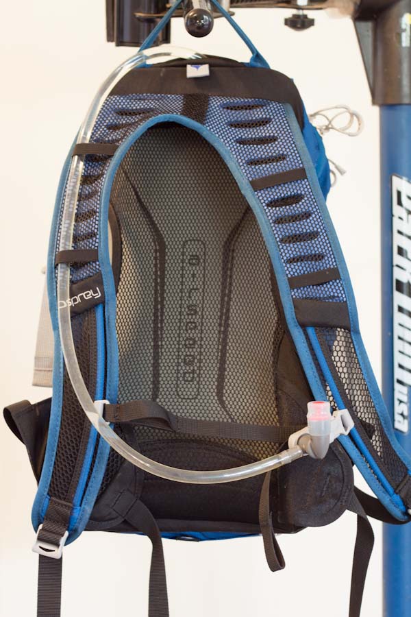 2015 Osprey Syncro 15 hydration pack, back panel