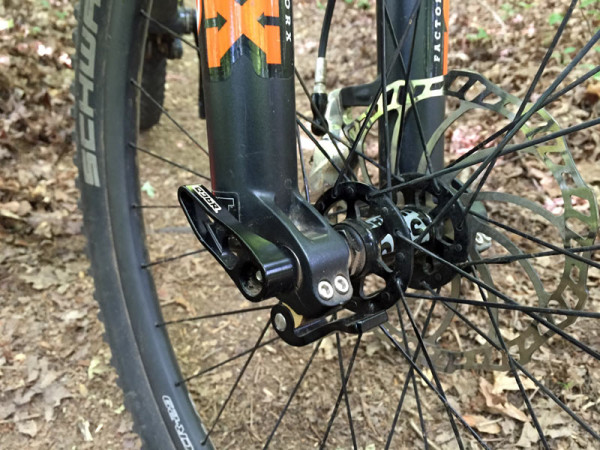 Flow Zone Q36R quick release thru axle adapter for Fox Float 36 suspension fork review and actual weights