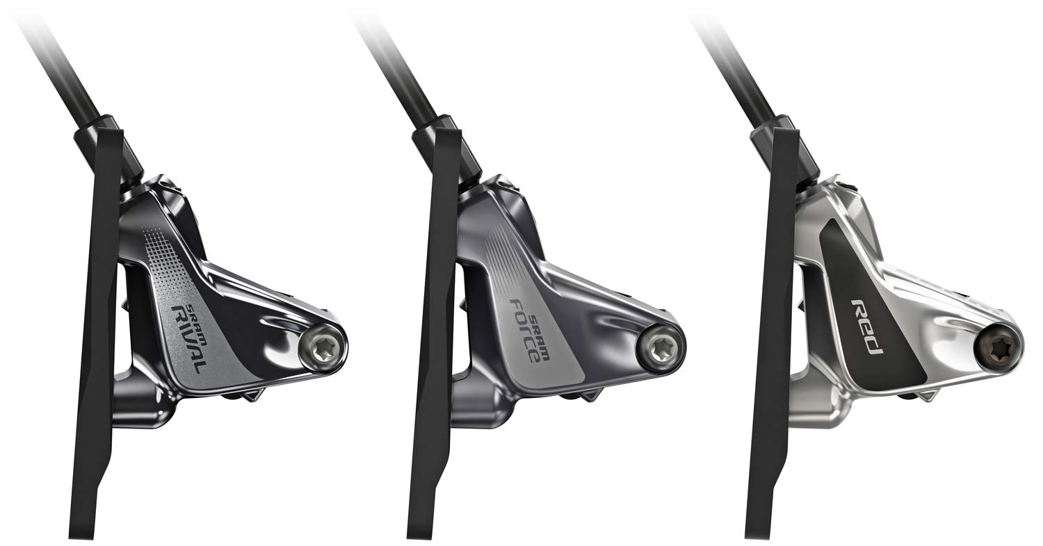 SRAM levels out with new Flat Mount hydraulic disc brakes for Force & Rival Bikerumor
