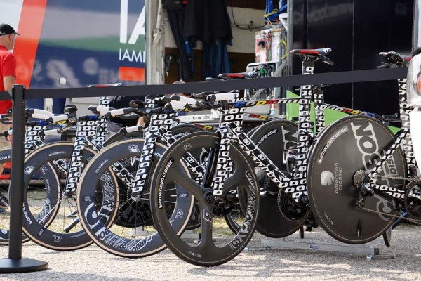 2016 Look Cycles TT aero road bike at tour de france 2015 for Bretagne-Seche pro team