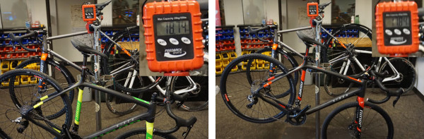 2016 Niner BSB 9 RDO carbon cyclocross race bike actual weights
