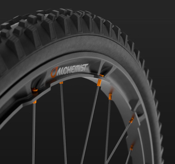 Alchemist X-Sens X732 carbon enduro mountain bike rims prototype rendering