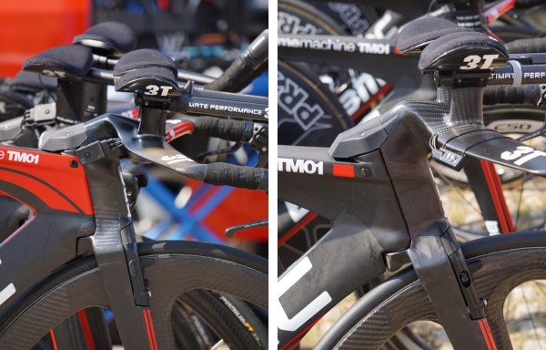 Custom one-piece fork-and-handlebar-and-stem combo from BMC Pro Cycling for Tejay Van Garderen