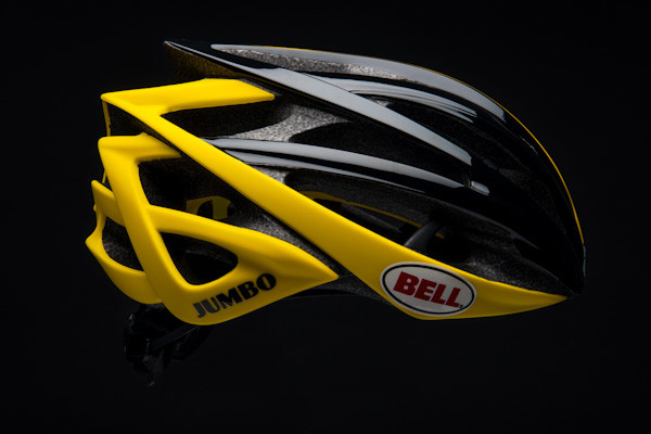 Bell Gage with MIPS helmet, Team LottoNL-Jumbo colors, side