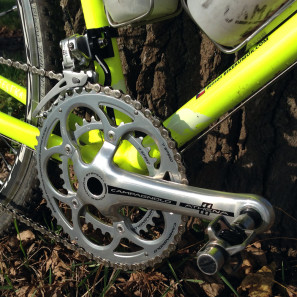 Campagnolo_Athena-11-Silver_project-bike_cyclocross_crankset-BB-detail