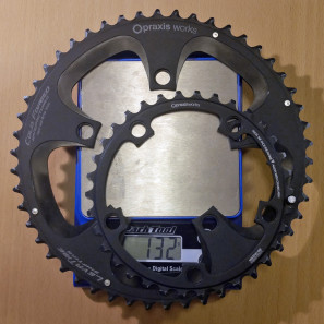 Praxis-Works_cold-forged-chainrings_Road-Compact_50-34_actual-weight-132g-used