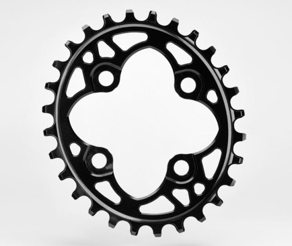 absoluteblack 28-tooth oval chainring for 64bcd