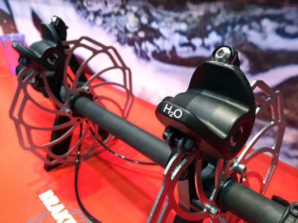 Brake Force One H2O hydraulic disc brakes that use water
