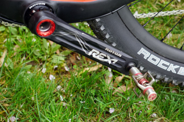 Project XC Race Rocket drivetrain overview with rotor rex single chainring oval crankset