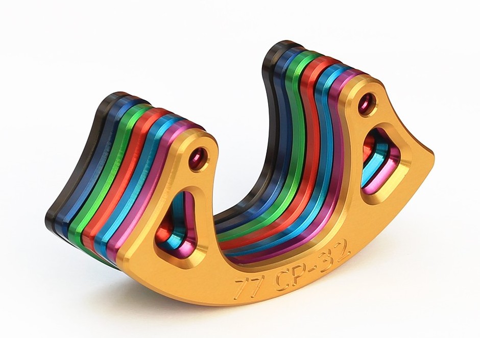 77designz Lays Claim to World's Lightest Adjustable Chain Guide - Bikerumor