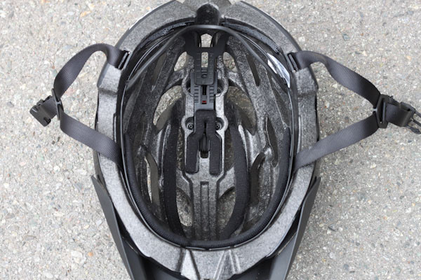 2015 lazer magma XC helmet- inside shot