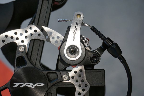 EB15 TRP Adds Flat Mount Spyre Mechanical Disc Brakes New Aero Rim 