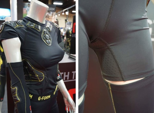 2016 G-Form flexible mountain bike body armor for women