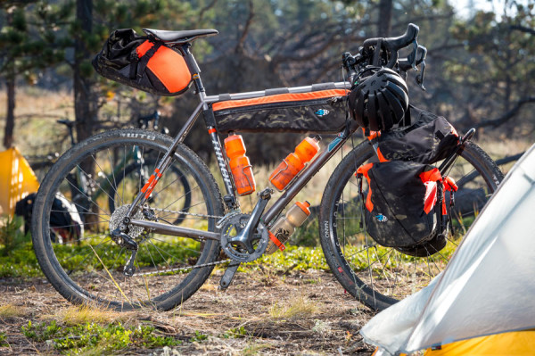 2016 Niner RLT9 steel gravel adventure road bike updated with carbon fork rack mounts