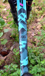 AMS frame guard, camo, top tube