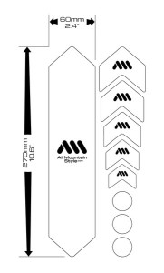AMS PVC frame guard, dimensions