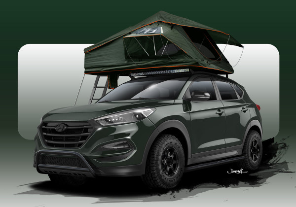 Hyundai Tucson Adventuremobile concept by JOHN PANGILINAN for SEMA 2015