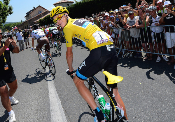 Cycling : 100th Tour de France 2013 / Stage 16 Christopher Froome (GBr) Yellow Jersey / Vaison-La-Romaine - Gap (168Km)/ Ronde van Frankrijk TDF / Rite Etape /(c)Tim De Waele