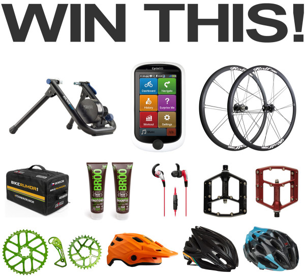 bikerumor reader survey contest and massive prize giveaway