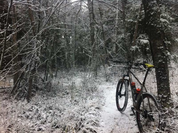 bikerumor pic of the day first snow West Kelowna