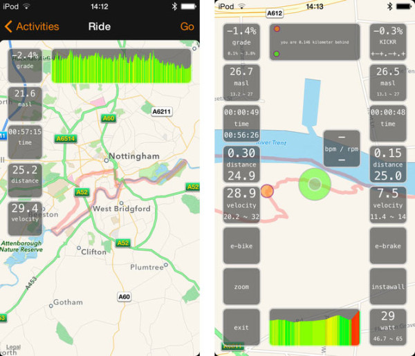 kinomap skuga cycling app to control wahoo kicker and other smart indoor cycling trainers