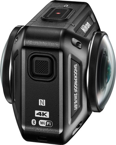 Nikon KeyMission 360 degree 4K action sports camera at CES2016