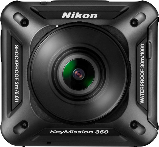 Nikon KeyMission 360 degree 4K action sports camera at CES2016
