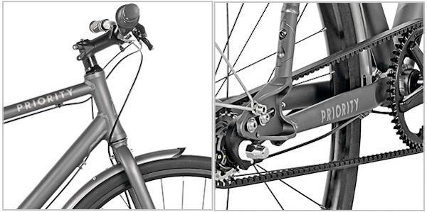Priority Bicycles Eight, drivetrain and bars