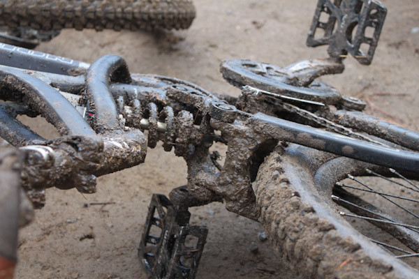 Muddy bike, Della Creek B.C.