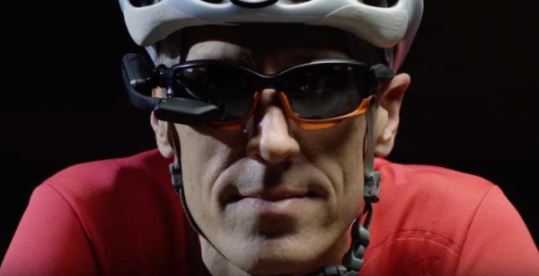 garmin varia vision heads up display for cyclists works on any pair of sunglasses on left or right