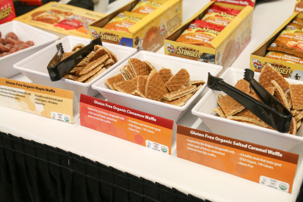 Honey Stinger gluten free waffle protein chews clif bar oatmeal